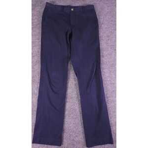 Vineyard Vines Pants Mens Size 32x34 Blue Breaker Flat Front Chino Trousers
